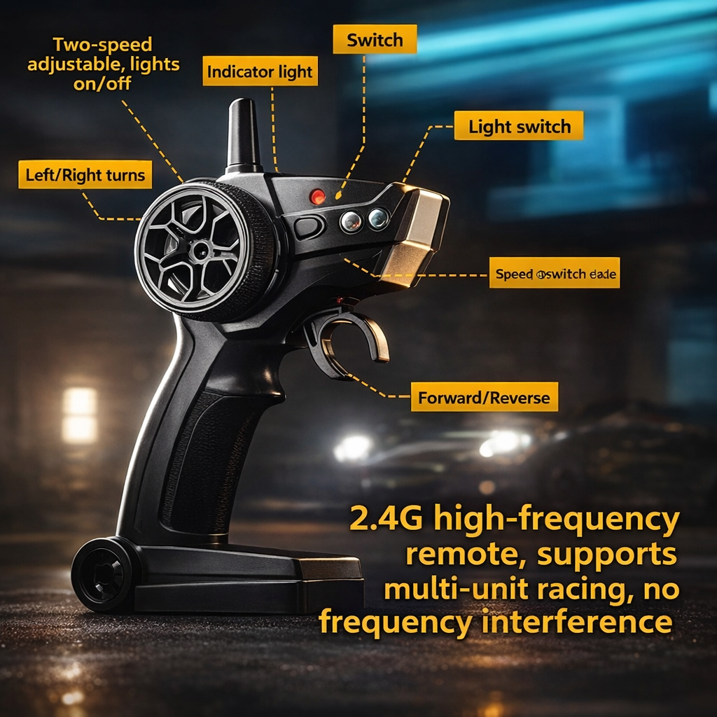 RC Racing Car with Smooth Drift