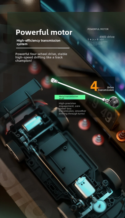 RC Racing Car with Smooth Drift