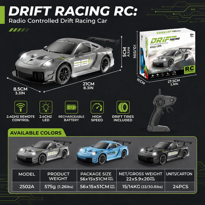 RC Racing Car with Smooth Drift